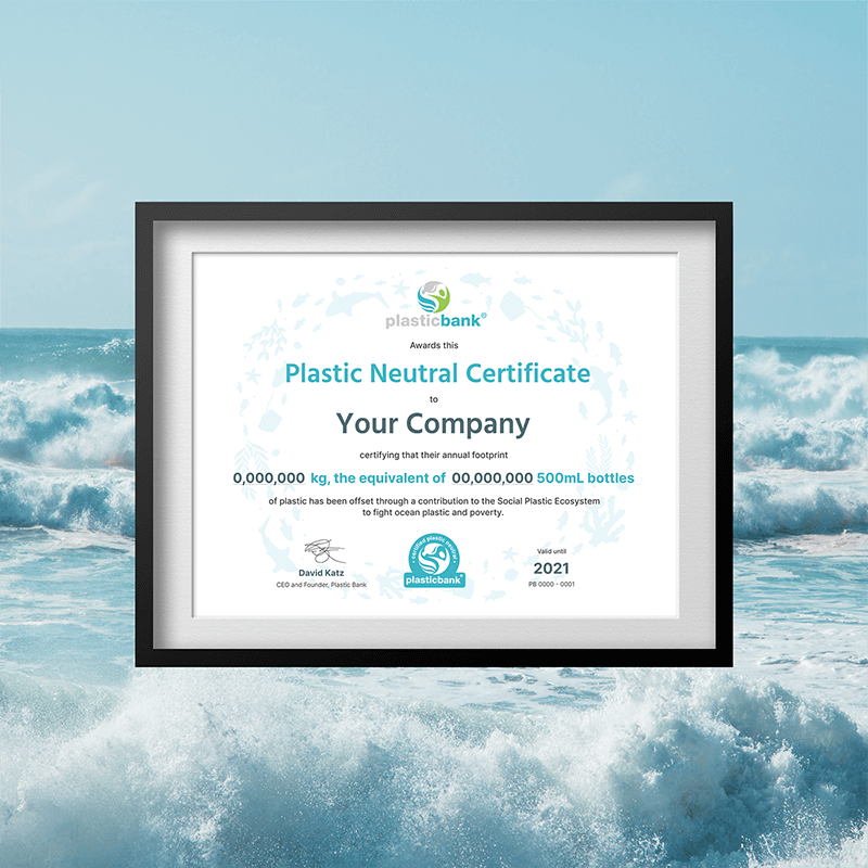 Plastic Neutral certificate - business