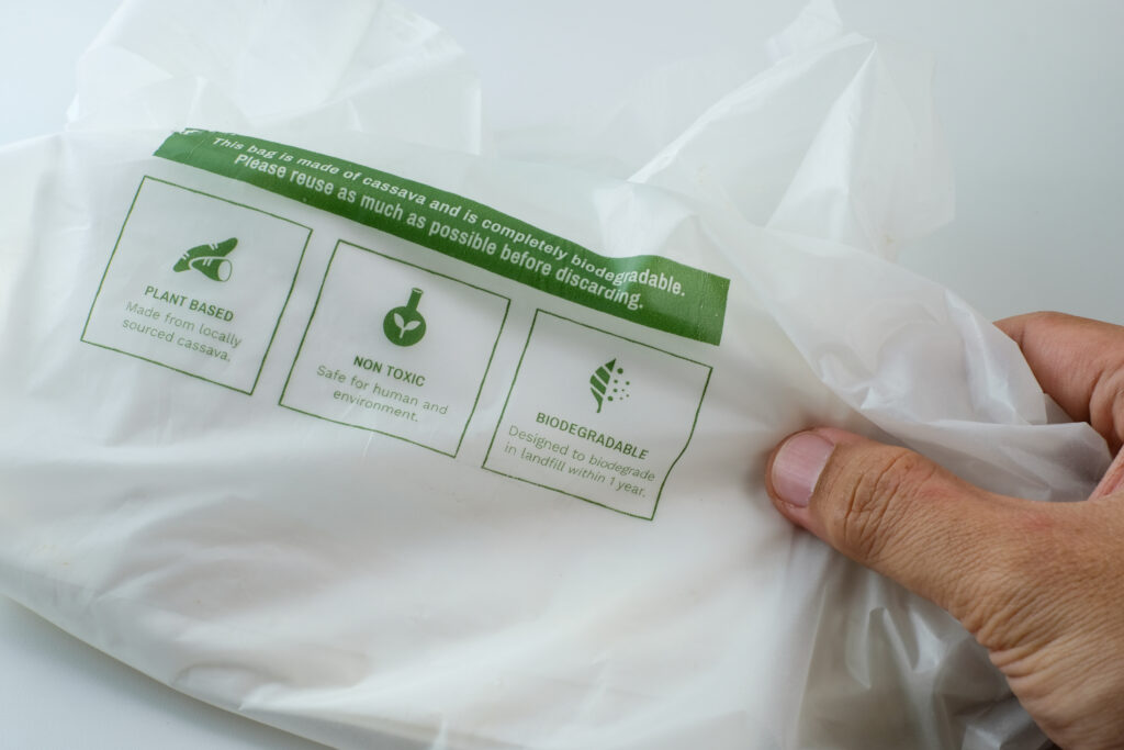 Biodegradable plant based platic packaging